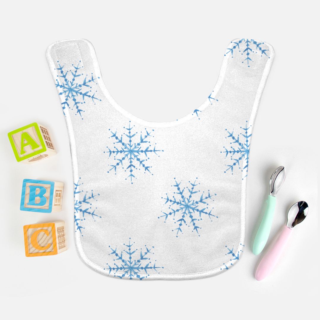 Let it Snow Baby Bib