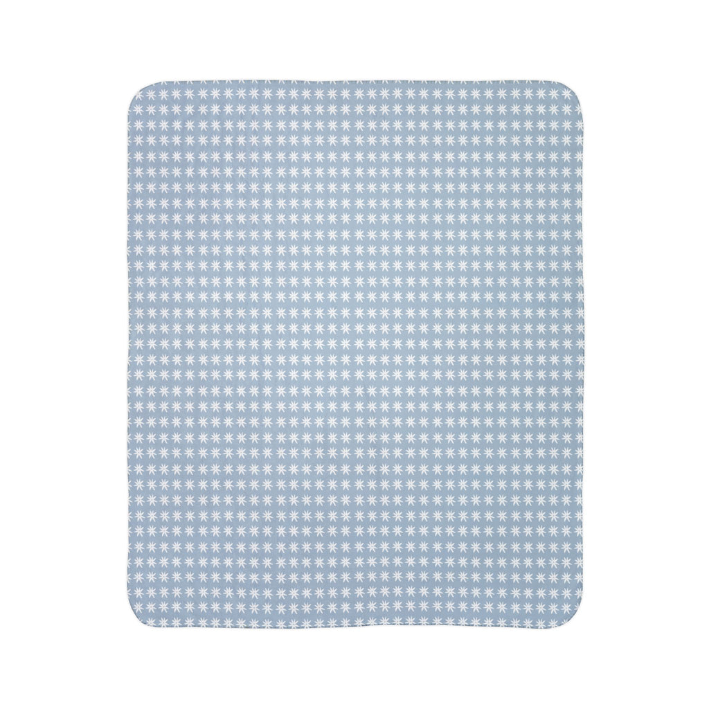 Millefleur Fleece Sherpa Throw Blanket