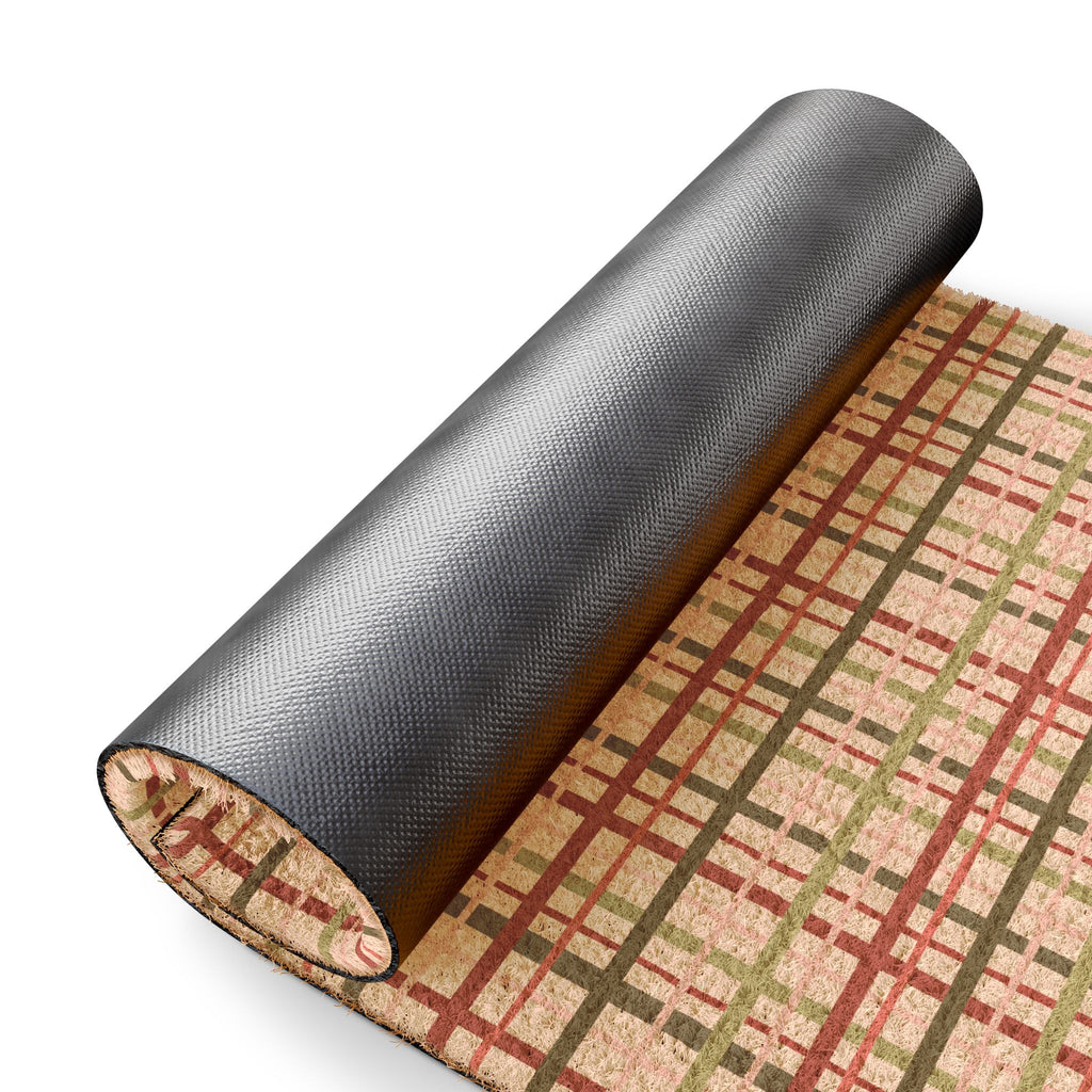 Cozy Plaid Doormat