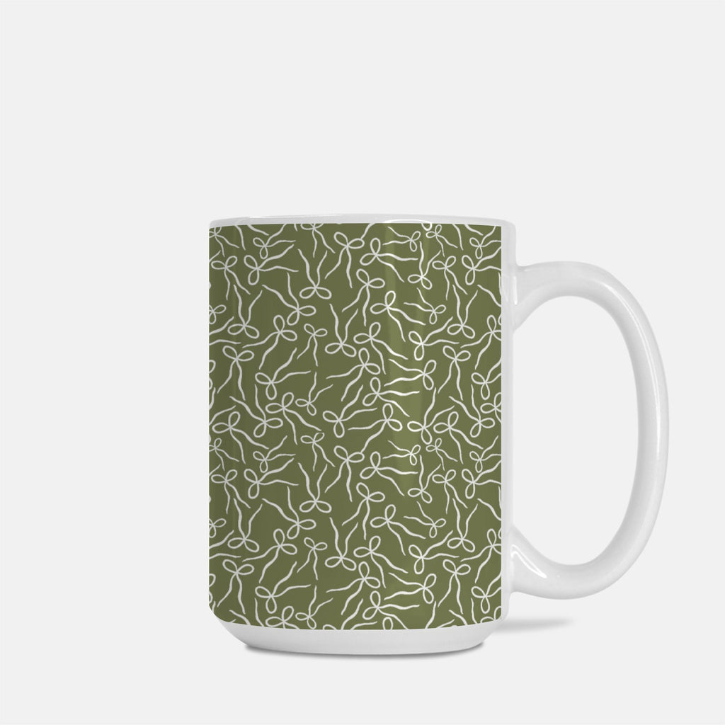 Tied with Joy green Mug Deluxe 15oz.