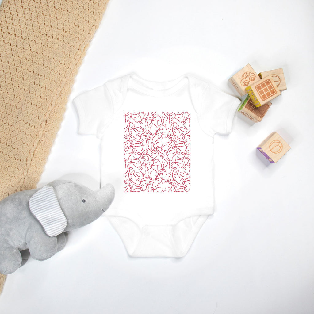 Tied with Joy red Baby One Piece Rabbit Skins 4400