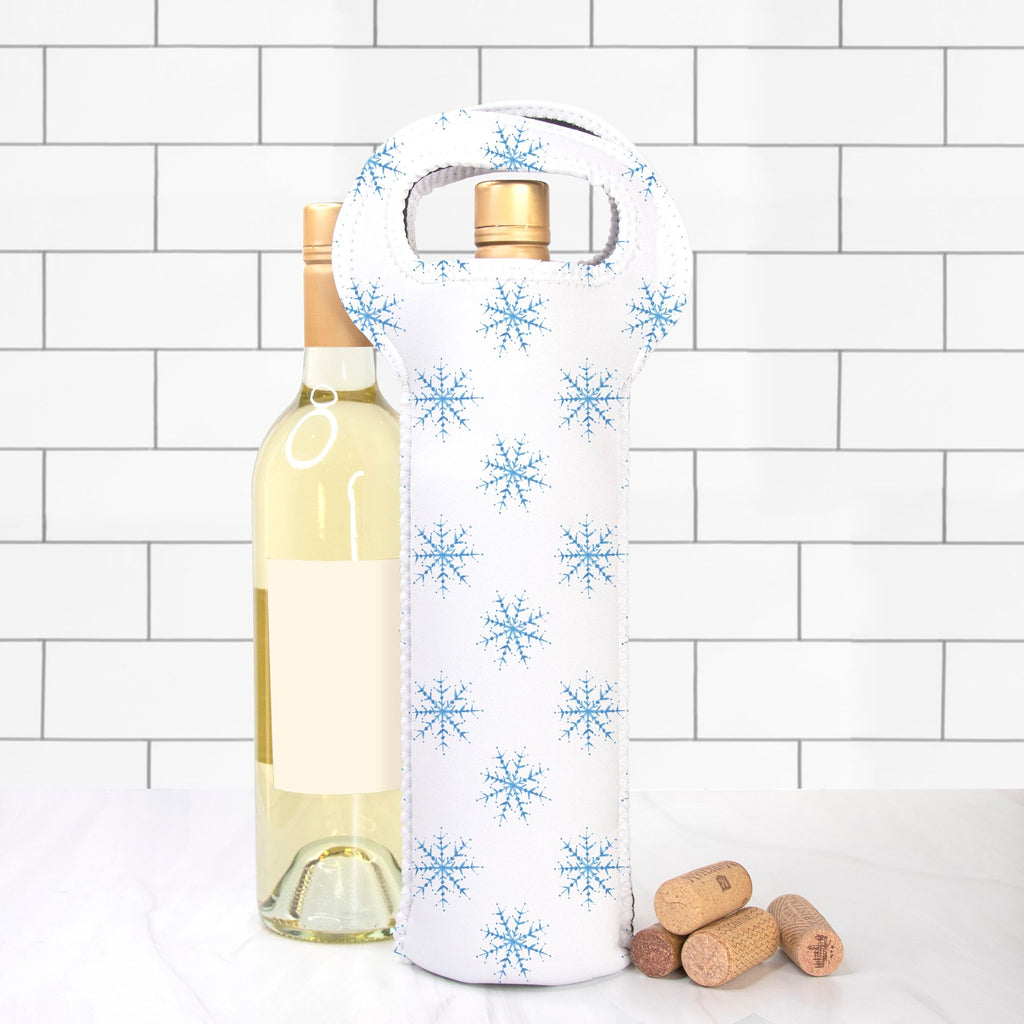 Let It Snow Wine Tote