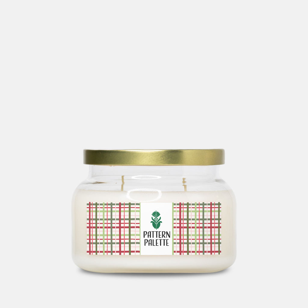 Pattern Palette Candle Apothecary Jar-Frasier fir scent!