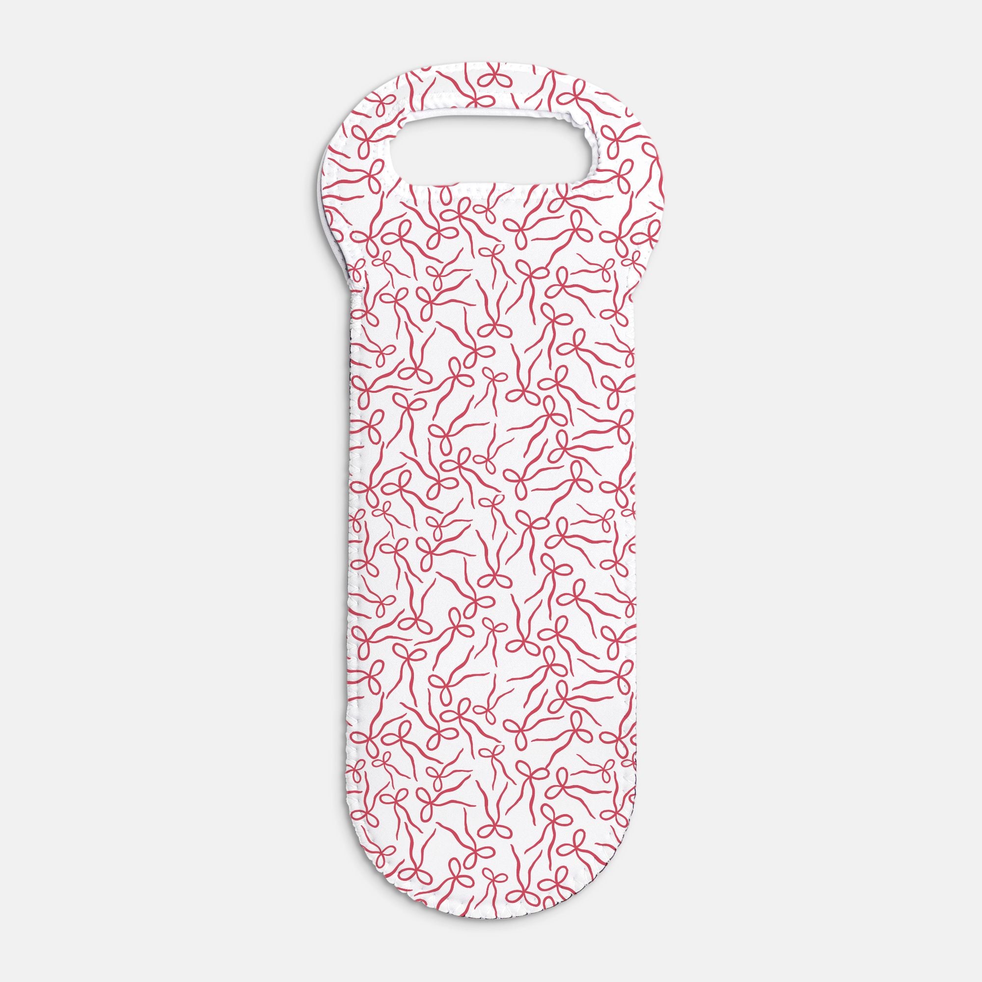 Tied with Joy red Wine Tote