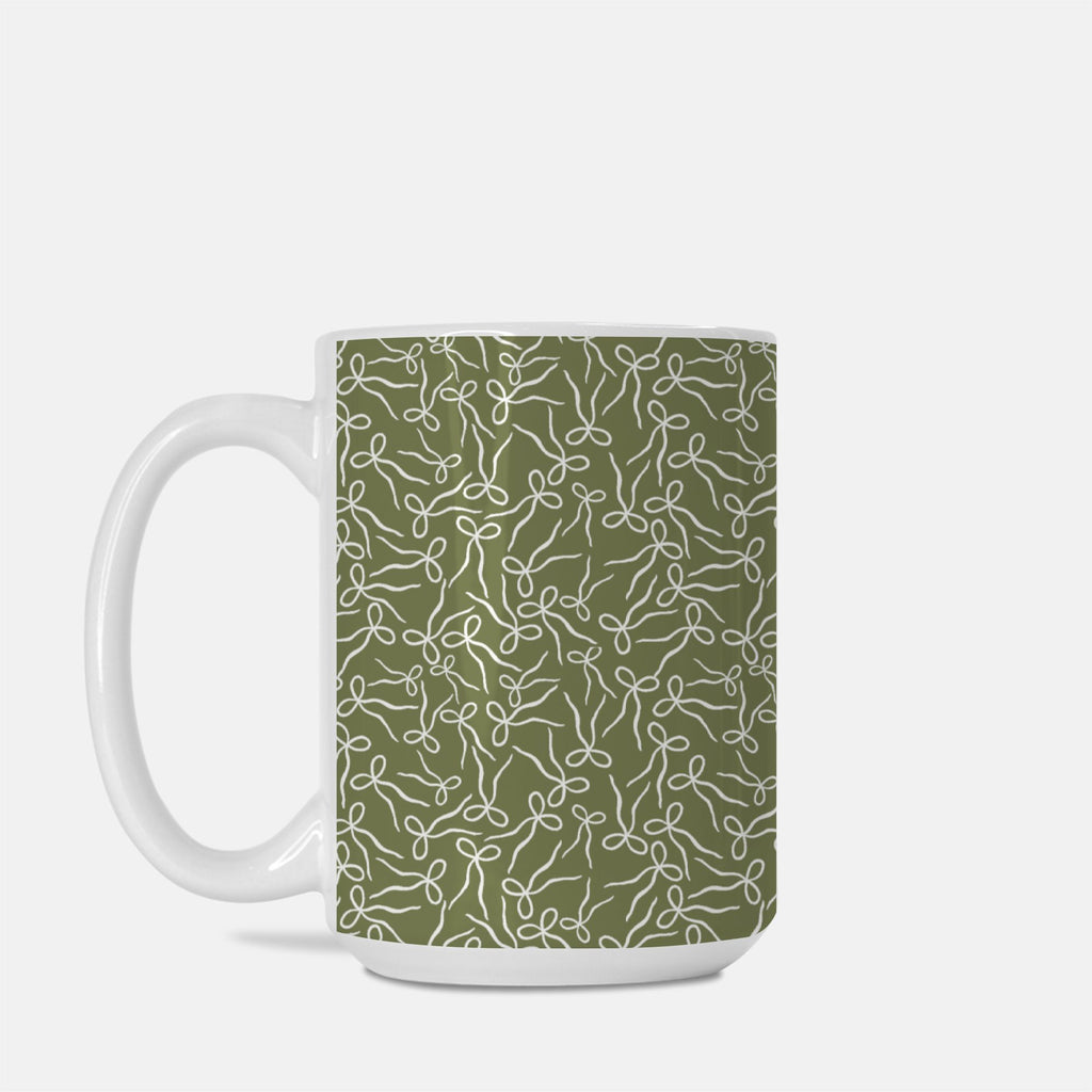 Tied with Joy green Mug Deluxe 15oz.