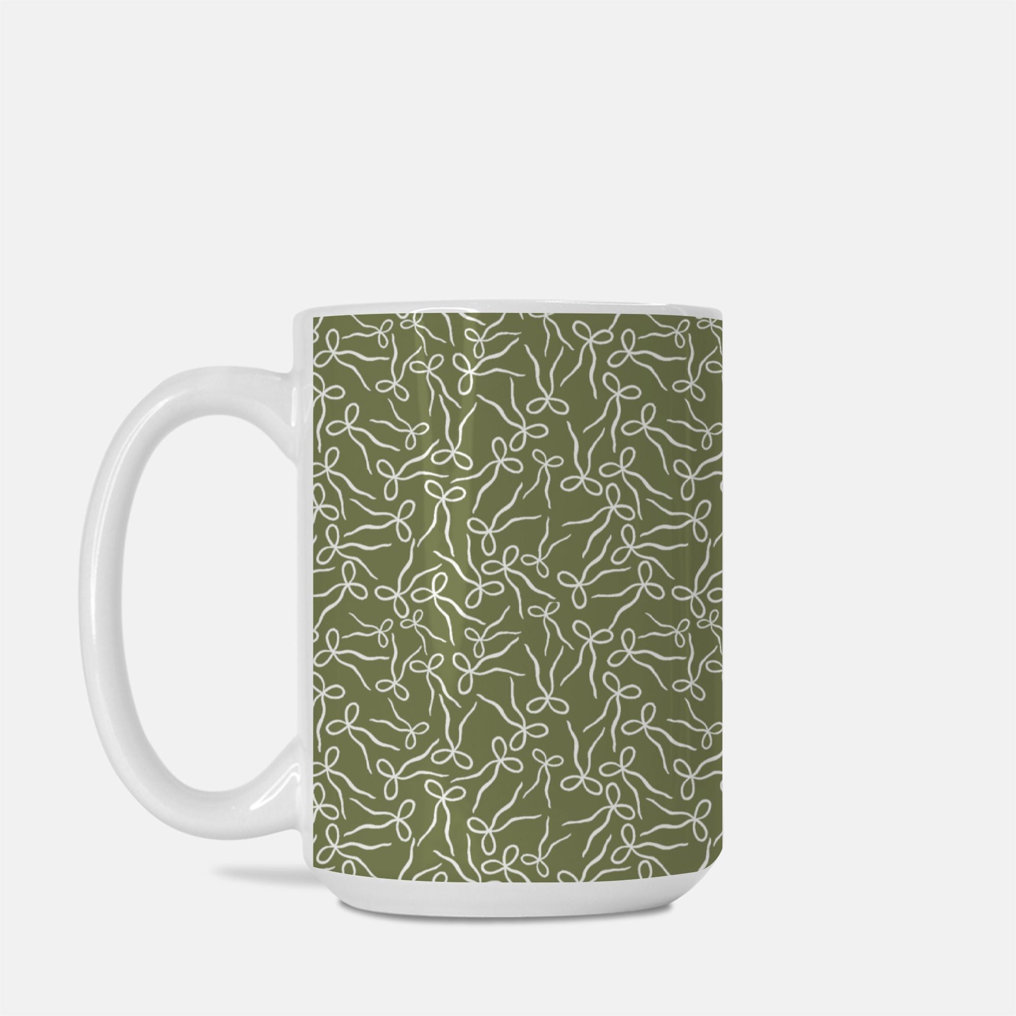 Tied with Joy green Mug Deluxe 15oz.