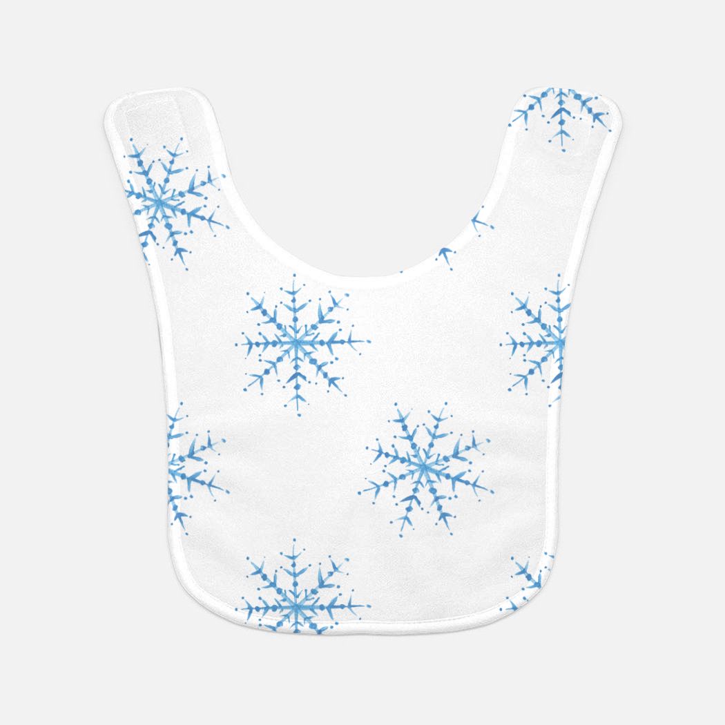Let it Snow Baby Bib