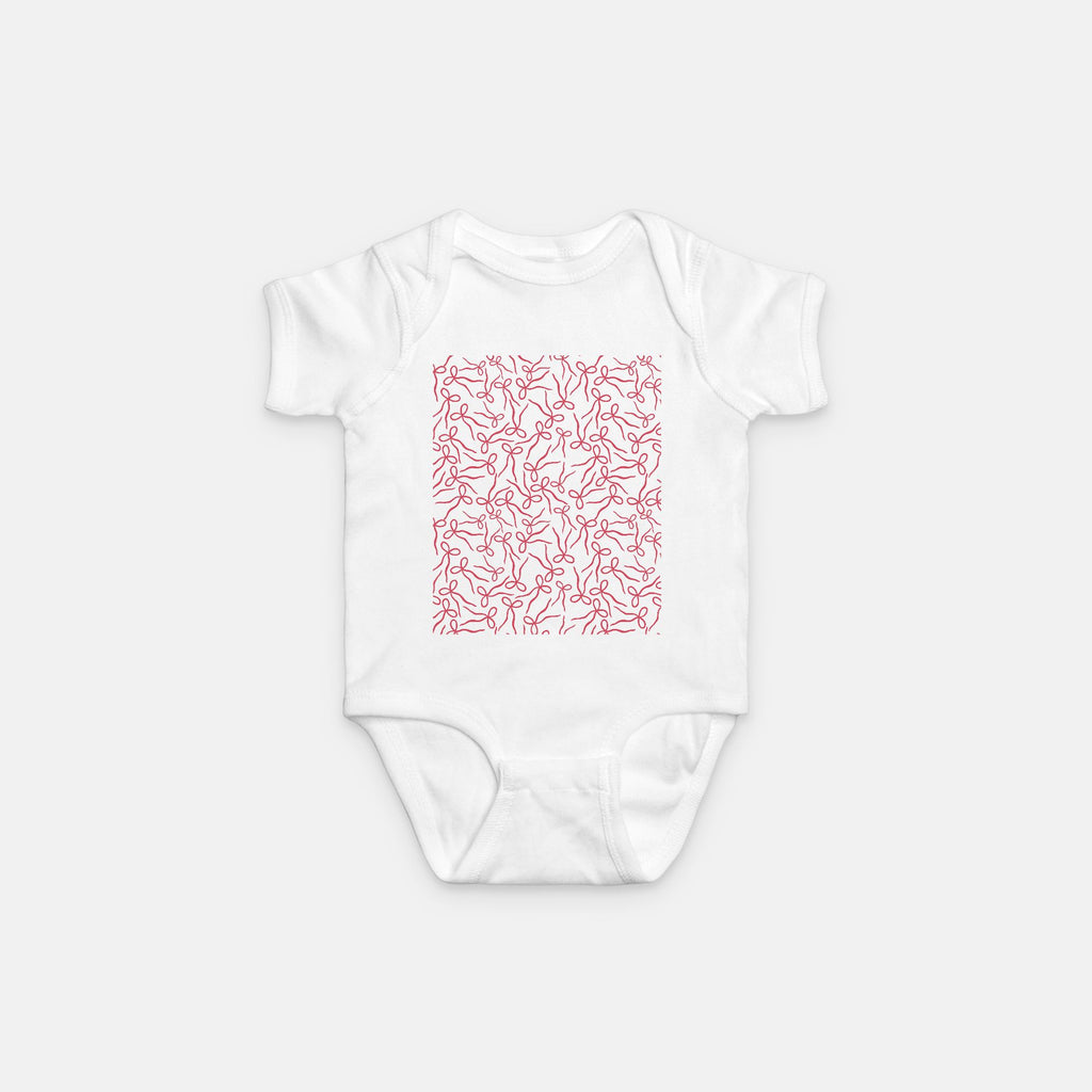 Tied with Joy red Baby One Piece Rabbit Skins 4400