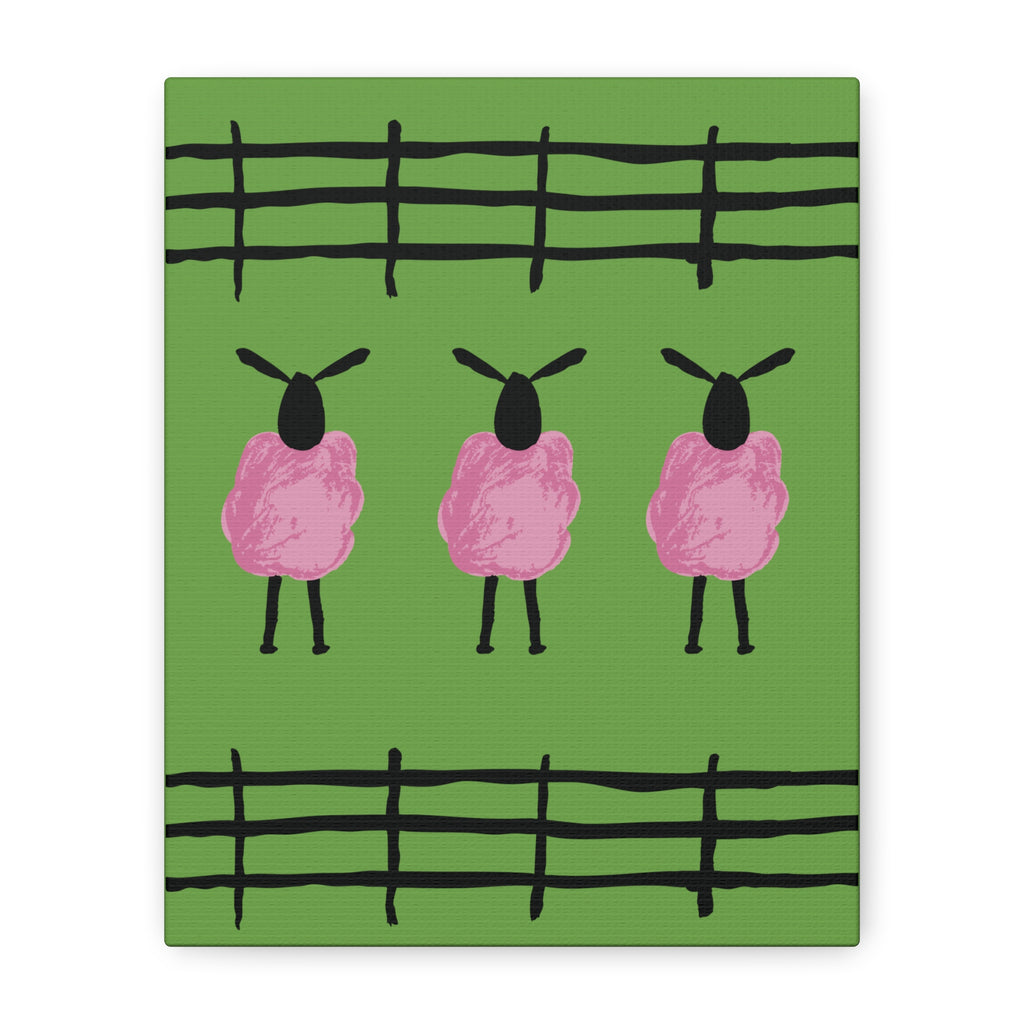 Sheep Matte Canvas, Stretched, 1.25"