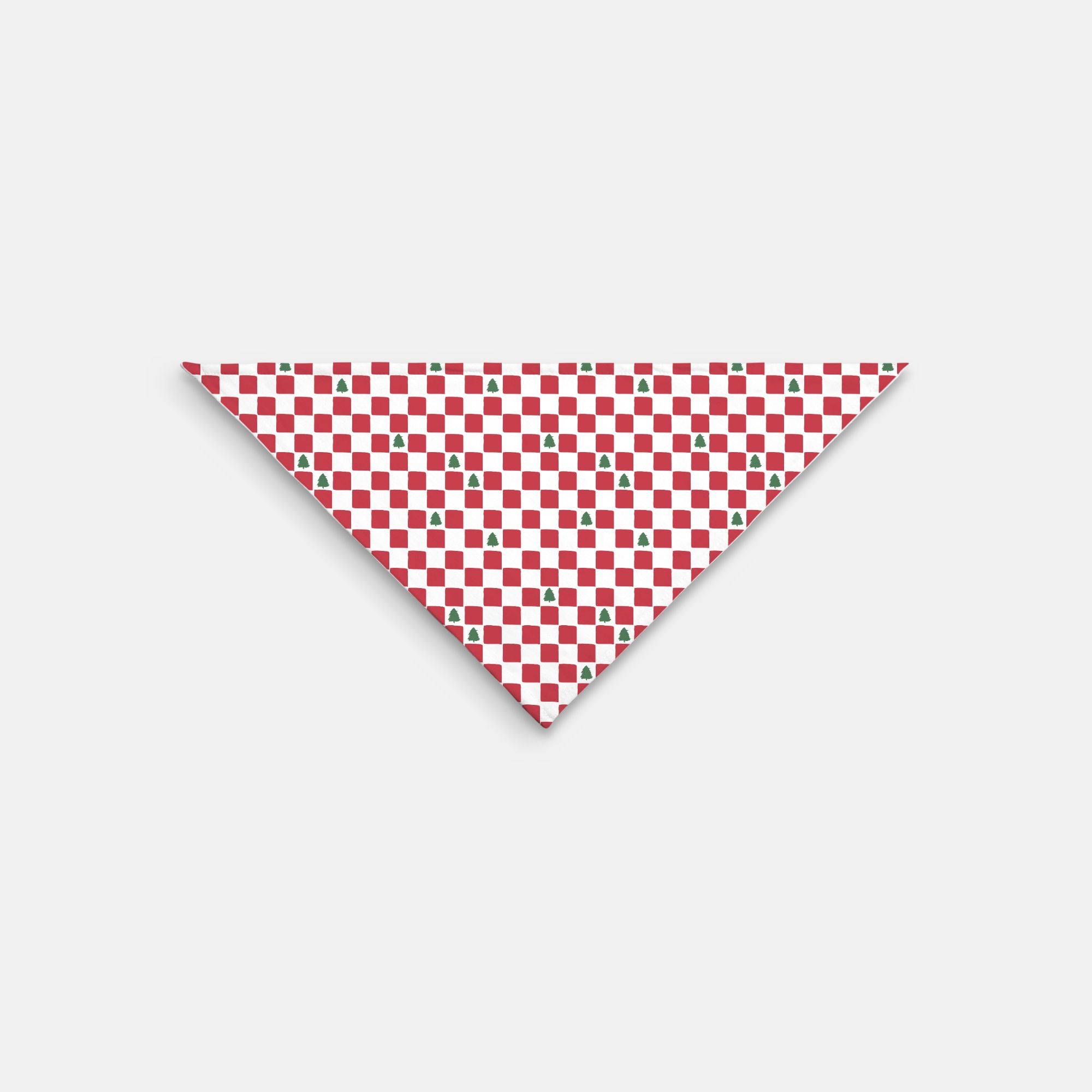 Christmas Check small pet bandana