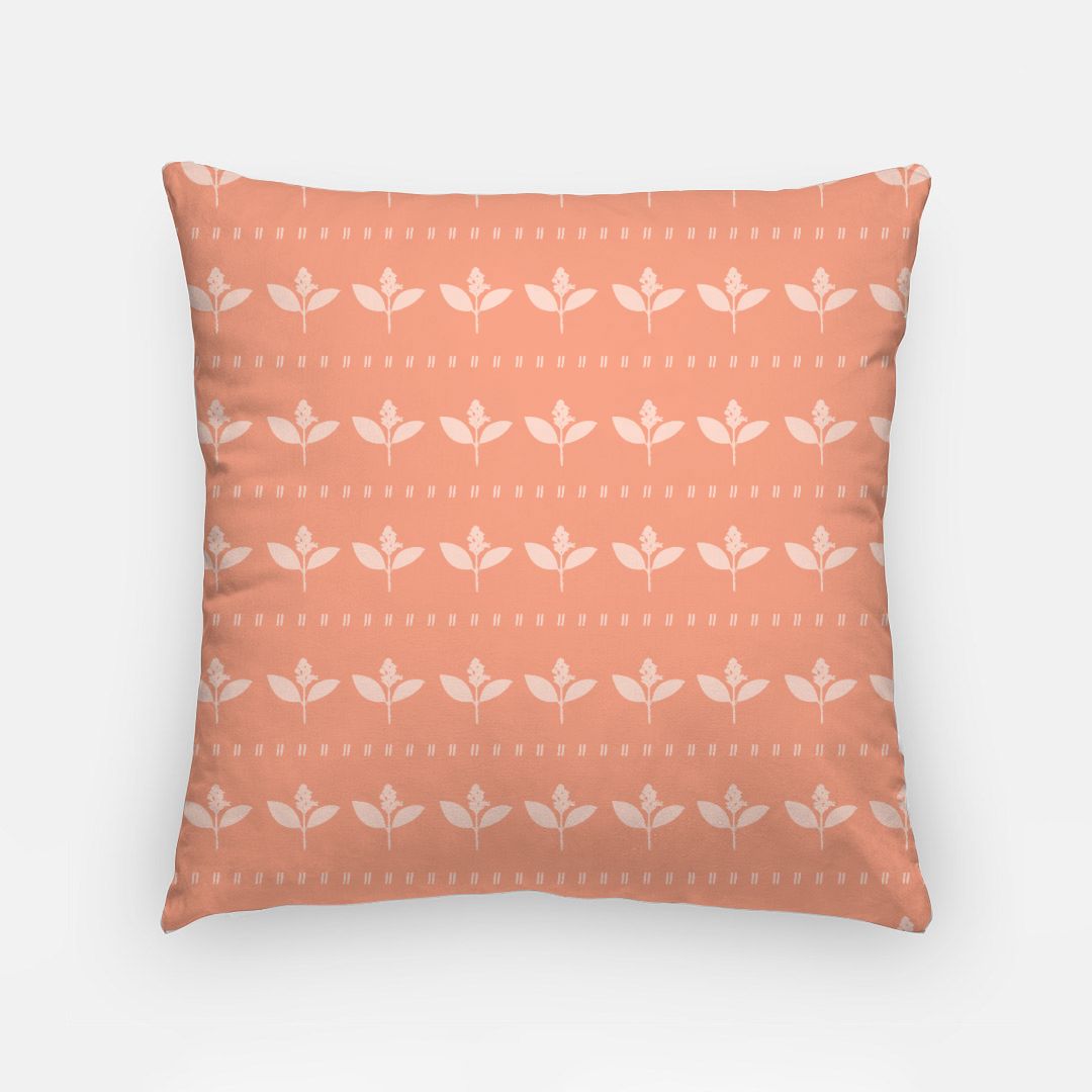 Back Porch Buds Artisan Pillow Case 18 Inch