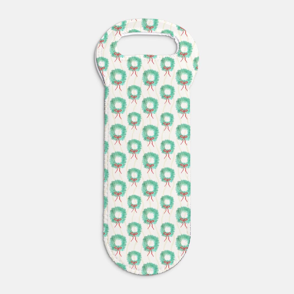 Front Door Wreath Wine Tote